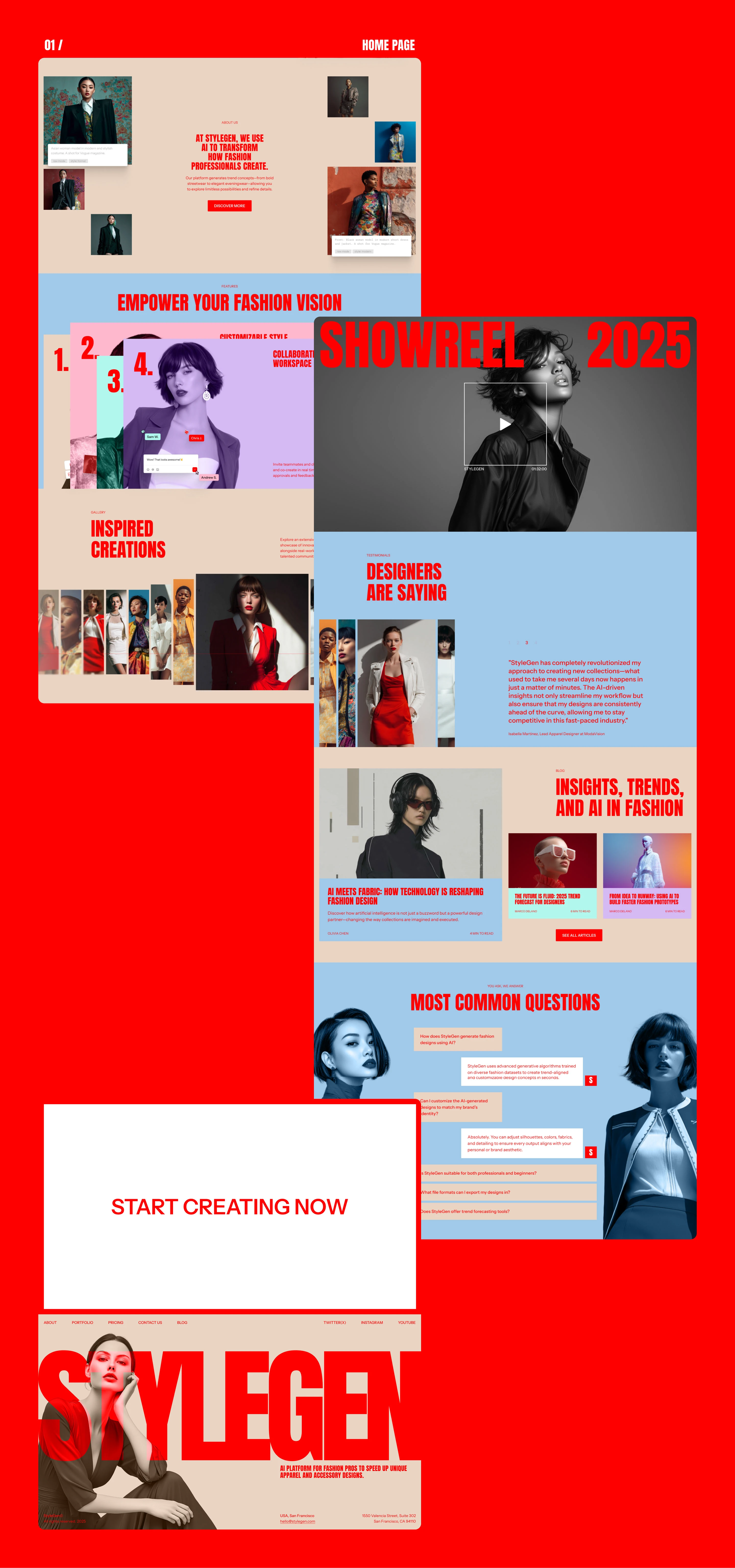 Webflow & Framer showcase 2